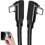 Kirdume Cavo USB tipo C - Cavo di trasferimento rapido portatile 20 Gbps tipo C da 100 W | Cavo di ricarica rapida pieghevole