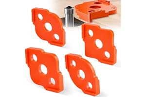 skytowards 4 PCS Plantillas de Enrutador de Plantilla de Radio Plantilla Rápida de Radio de Esquina Plantilla de Esquina Plantilla Redondear Esquinas Fresadora para Enrutamiento de Carpintería