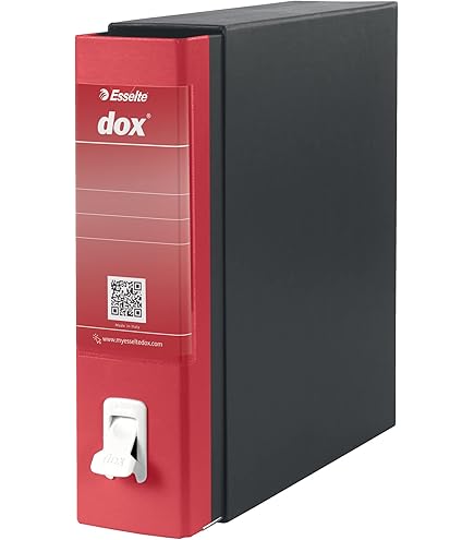 Esselte Dox 1 Class Box Lever Arch File, A4. Blue, Pack Of 6 - View #10