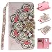 Produktbild Jepson LG K7 / LG Tribute 5 (5,0 Zoll) Handytasche / Handyhülle. Flip Etui Wallet Case in Bookstyle - Premium PU Lederhülle Hülle Cover Mit Lanyard / Strap, Standfunktion, Kreditkarte und Brieftasche.