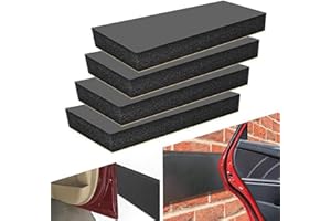 LUNYLOER Garage Wall Protectors, 4pcs Bumper Guard Eva Foam Sheets, Eva Foam Sheet Garage Protector, Self-Adhesive Garage Car Door Protector for Cars Door Parking Protection (30x10x3cm)