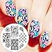Born Pretty Nail Art Stamping Template Image Plate Chic Rose Flower