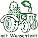 Produktbild Babyaufkleber mit Name/Wunschtext - Motiv 792 (16 cm) - 20 Farben und 11 Schriftarten wählbar
