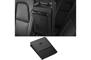BASENOR Tesla Model 3 Model Y Organizador de Consola Central Reposabrazos Oculto Organizador para Tesla Accesorios 2019-2024