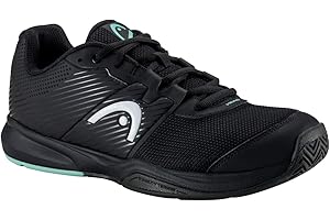 HEAD Zapatillas de Padel para Adultos Revolt Court Negro Hombre, Zapatos de Tenis