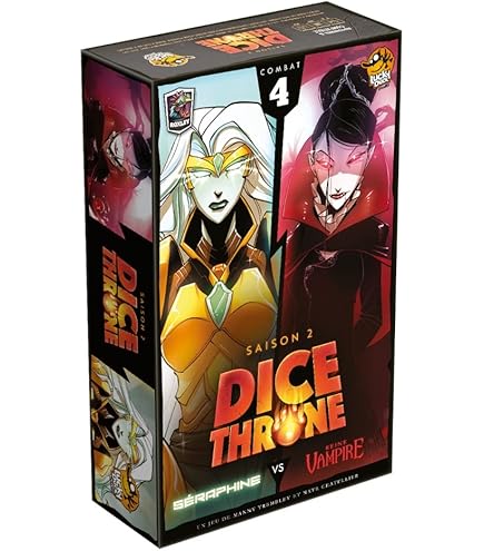 DICE THRONE MARVEL - Black Panther, Captain Marvel, Black Widow, Dr Strange - jeu de plateau