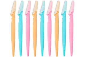 ILantule Eyebrow Razors, 9 Pieces Face Razors, Facial Hair Remover and Trimmer,Facial Razor, for Shaping Eyebrows, for Women and Men