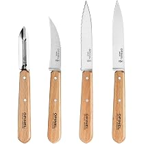 Opinel Pelapatate Con Lama Microseghettata 6 Cm, Manico In Legno Di Frassino, Rosso - Ideale Per Pomodori E Kiwi - 4