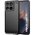 TheGiftKart Rugged ShockProof Back Cover Case for Motorola Moto Edge 60 Fusion 5G | Total Camera Protection | Anti-FingerPrint Finish | 360 Degree Protection Cover for Moto Edge 60 Fusion (TPU, Black)