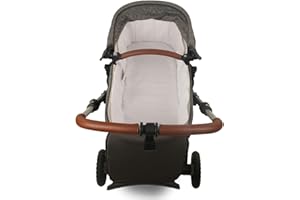 TititNins® - Funda Capazo Velcro para Jane Sweet | Cubre Capazo Cuco Bebe | Vestidura Carro | Incluye Salvababas | Permite llevar el cubre pies | Paredes Suelo Acolchados | Algodón 100% | PIQUE BLANCO