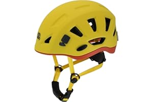 Kong Italy Unisex – Erwachsene Leef Kletterhelm, Gelb/Rot, Einheitsgröße
