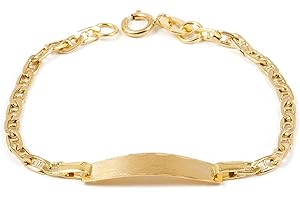 Monde Petit Bracciale per bambini - oro giallo 18k (750) - Scatola Regalo - Certificato di garanzia