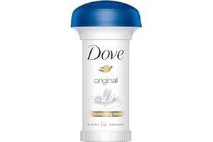 Dove Women Antiperspirant Deodorant Roll-On, for 24 hour protection, Original, alcohol free with ¼ moisturising cream, 50ml
