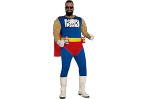 FIESTAS GUIRCA Beerman Mens Fancy Dress Costume - Funny Beer Superhero Mens Outfit with Beer Holders - Bachelor Party Stag Do Fancy Dress Men