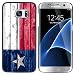 Produktbild FJCases Texas The Lone Star State Holzmuster Flagge Harte Hülle Schutzhülle Tasche für Samsung Galaxy S7 Edge