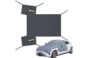 VEXNOOK Auto-Frontscheibenabdeckung-Schneeabdeckung für SUV und MPV, 240 × 150cm -Schutz für Windschutzscheibe und Motorhaube mit Atmungsaktivem Design, Verdicktem Stoff und Einfachem Aufbau