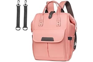 Lakpopya Baby Wickelrucksack, Windeltasche für Unterwegs, Multifunktional Wickeltasche Rucksack, Leichter Wickelrucksack den Kinderwagen Gehängt Werden