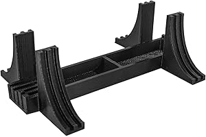 SPLASH N COLOR SplashNColor Black Vertical Display Stand Compatible with PlayStation 2, Stable and Space Saving PS2 Slim Holder, Non Slip Base Vertical Dock, Slim Upright Surface Device Stand