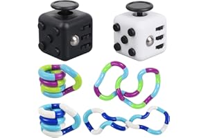 Unvtap Fidget Toys Set 6 Stück Anti Stress Spielzeug, Autismus, Sensory Toys, ADHS für Kinder Erwachsene, Fingerspielzeug zur Stressabbau bei Nervösität, Anxiety Toy, Stimming Toy