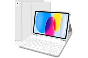 Hofsos Cover IPad A16 11/10 Generazione con Tastiera (11/10.9 Pollici, 2025/2022) - Italiano QWERTY Magnetico Rimovibile Bluetooth Tastiera, Custodia con Supporto Pencil per Ipad 11/10 Gen, Grigio
