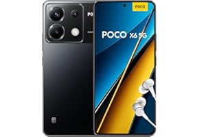 Xiaomi Poco X6 - Smartphone de 8+256GB, Pantalla AMOLED de 6.67” 120Hz 1.5K, Snapdragon 7s Gen 2, Triple cámara de hasta 64MP, 5000mAh, Negro (Versión ES)