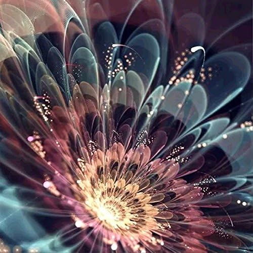 5D DIY Diamond Painting by Number Kits, Crystal Rhinestone Diamond Embroidery Paintings Pictures Arts Craft for Home Wall Decor, 11.8 X 11.8 Inch