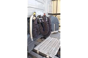 mabi automotive parts 1x LKW Luftschlauchkabel Strumpfhosen-Abdeckung Stretch-Ärmel-Abdeckung (Schwarz)