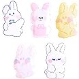 Pack of 5 Instant Hand Warmers, Reusable Click Heat Pads,Reusable Gel Click Heat Pads, Rabbit Shape Instant Hand Warmer for Cold Hands Heat Pads Pocket Warmers, random delivery