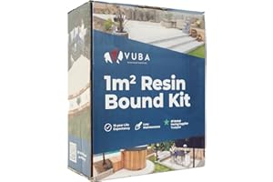 VUBA Resin Bound 2-Component Polyurethane Binder for DIY Landscaper Kits 1.75kg - High Strength, Easy to Use (Mixes 25kg)
