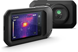 FLIR C3-X Termocamera Compattacon Wi-Fi: Termocamera Ad Alta Risoluzione per Applicazioni DI Ispezione, Elettriche/Meccaniche, Edilizie e HVAC