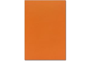 FARBENFROH BY GUSTAV NEUSER FarbenFroh - Lot de 50 feuilles de papier A4 - Feuille plano - Terracotta (Orange) - 225 g/m² - 21 x 29,7 cm - Papier de couleur - Carton photo - Papier de bricolage - Carton de couleur
