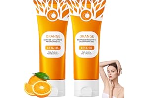 OIXYAZ OIXYA Gel exfoliante de naranja para hombres con enzimas de naranja. orange gel exfoliante,exfoliante facial,Hidratación y purificación facial profunda para rostro y cuerpo (1 unidad).