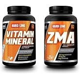 Hardline Vitamin Mineral 120 Tablets + Zma Combination