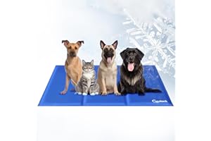 GOSTOCK Kühlmatte für Hunde und Katzen, Haustier-Kühlmatte, ungiftiges Gel, selbstkühlend, für Box und Körbchen, perfekt für heiße Sommertage, Größe 2XL (120 x 80 cm)
