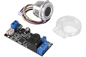 Hausdec K202 DC12V Scheda di Controllo Impronte Digitali + R503 Modulo di Impronte Digitali Modulo di Riconoscimento Di Impronte Digitali Rotonde