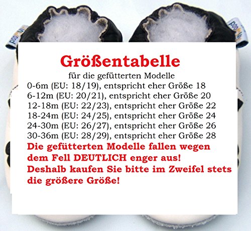 Lederhausschuhe GEFÜTTERT - Krabbelschuhe - Jinwood - SOCCER BLACK - Baby - Kinder - Schuhe - Leder Black