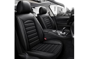 ZORQ Pelle Set Coprisedili Protezioni per BMW 3 Series 320d E90 320i E90 Confortevole Traspirante Anteriore Posteriore del Sedile Interno Accessori, Black Style