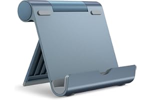 ‎JETECH JETech Stojak na Tablet, Regulowany Przenośny Uchwyt na Tablet, Składany Biurko Dock dla iPad/iPad Pro/Air/Mini, Galaxy Tab A8/A7 Lite/A7/S8/S7, Tab/Phones(4-13"), Szary