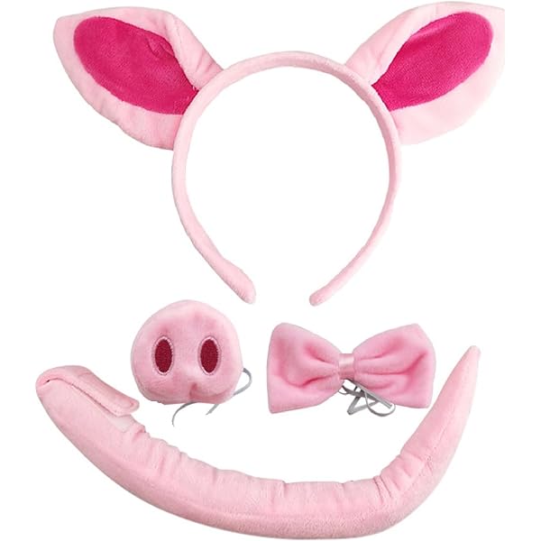 Costume Phacochère Réaliste Halloween Cosplay - Complet Avec Masque, Oreilles Et Queue Pour Enfants