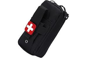 itrimaka Bolsas MOLLE, Primeros Auxilios IFAK EDC Mini, Trauma Supervivencia al Aire Libre Viaje Camping Senderismo Caza hogar Emergencia Primeros Auxilios botiquín Soporte Bolsa