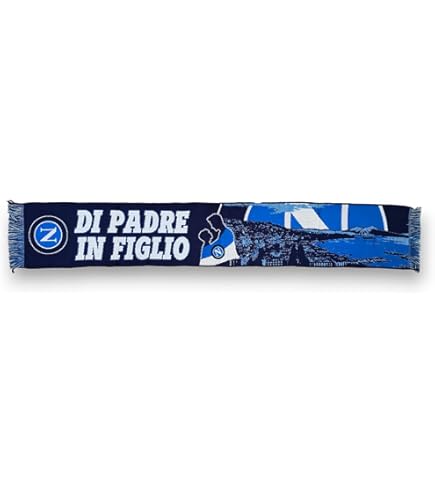 Sciarpa da stadio ssc napoli a guardia di una fede azzurra