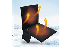 ‎SUREH 40,6 cm beheiztes Stadion-Sitzkissen, tragbares USB-beheiztes Sitzkissen für Outdoor-Bleicher, Camping, Angeln, Heizkissen , verbesserte 3 Stufen