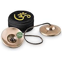 Tingsha Campana Tibetana Ottone 6.8cm - Crotalo Meditazione Guarigione Sonora