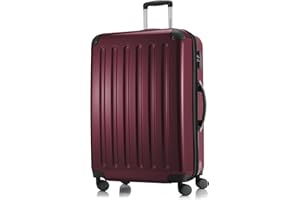 HAUPTSTADTKOFFER - Alex - Valise à coque dure Bordeaux Brillant, TSA, 75 cm, 119 litres