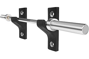 Luwint Horizontal Olympic Barbell Wall Rack Bar Storage Holder, 1 Pair