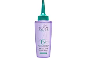 L'OREAL PARIS L’Oréal Paris Elvive Hydra Pure Exfoliating Pre-Shampoo Scalp Serum for Oily Scalp & Roots, with Salicylic Acid, Gently Cleansed of Excess Oil, Grease, Product Build-up And Impurities, 102ml
