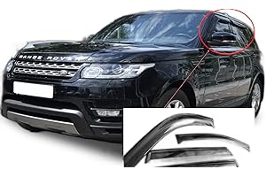 AC WOW Lot de 4 déflecteurs d'air compatibles avec Range Rover Sport L494 2013 2014 2015 2016 2017 2018 2019 2020 et ultérieurs en Verre Acrylique