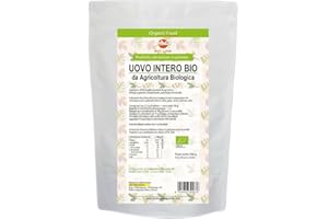 Laboratori Bio line - Uovo Intero in Polvere Bio da Agricoltura Biologica (500g) Prodotto Alimentare Ottenuto da Uova di Gallina, Indicato per Preparazione Dolci e Alimenti da Forno (500gr, Biologico)
