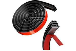 MINZHI 16 M Guarnizione in gomma autoadesiva, per portiera dell'auto, adatta per porta anteriore, porta posteriore, bagagliaio, cofano