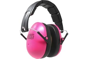 Edz Kidz. Kids Ear Defenders Children Girls Boys Toddlers and Teens. Hearing Protection for Kids. Earmuffs for Autism. Great Noise Reduction. CE Certified (Pink)